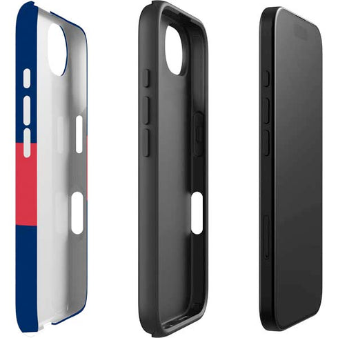 USA Flag Color Block iPhone 16e Impact Case