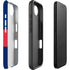 USA Flag Color Block iPhone 16e Impact Case