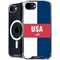 USA Flag Color Block iPhone 16e MagSafe Case
