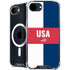 USA Flag Color Block iPhone 16e MagSafe Case