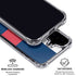USA Flag Color Block iPhone 17 Clear Case