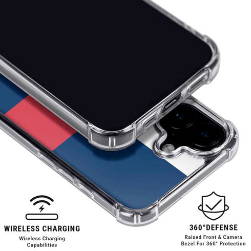 USA Flag Color Block iPhone 17 MagSafe Case
