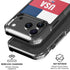 USA Flag Color Block iPhone 18 Pro Clear Case