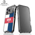 USA Flag Color Block iPhone 18 Pro Clear Case