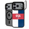 USA Flag Color Block iPhone 18 Pro Kickstand Case