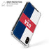 USA Flag Color Block iPhone X/XS Clear Case