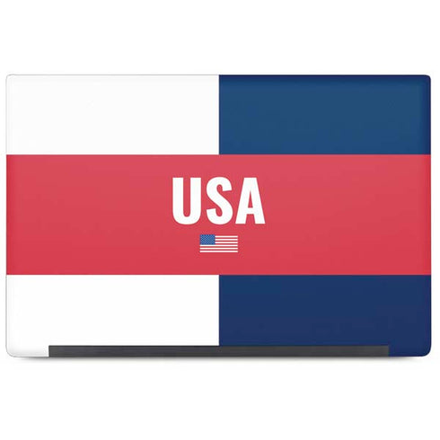 USA Flag Color Block Dell Latitude Skin