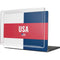 USA Flag Color Block MacBook Cases