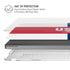 USA Flag Color Block MacBook Cases