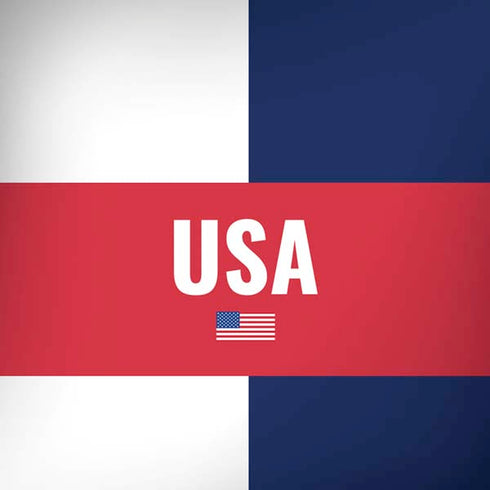 USA Flag Color Block Moto G6 Skin