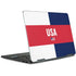 USA Flag Color Block Notebook 9 Pro 13in (2017) Skin