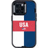 USA Flag Color Block Otterbox Defender iPhone Skin