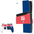 USA Flag Color Block PS5 Pro Disk Bundle Skin