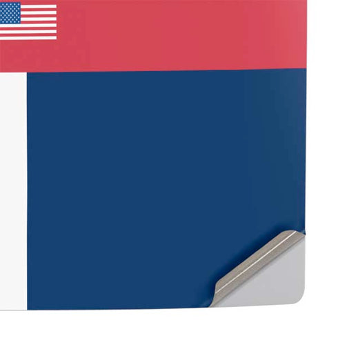 USA Flag Color Block PS5 Slim Digital Edition Console Skin