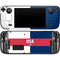 USA Flag Color Block Steam Deck Handheld Gaming Computer OLED Skin