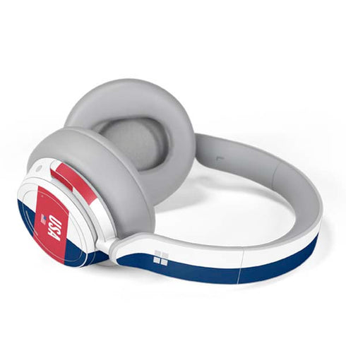 USA Flag Color Block Surface Headphones Skin