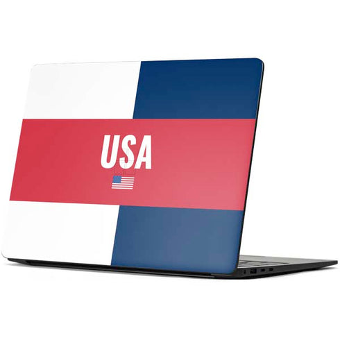 USA Flag Color Block Surface Laptop 7 15in Skin