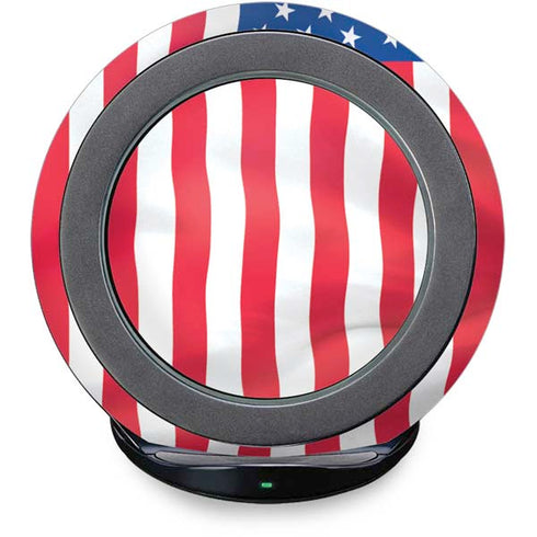 USA Flag Fast Charge Wireless Charging Stand Skin