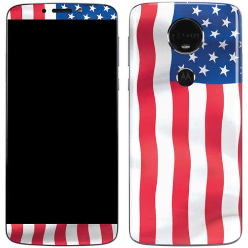 USA Flag Moto E5 Plus Skin