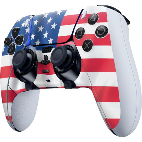 USA Flag American Flag PS5 DualSense Edge Pro Controller Skin