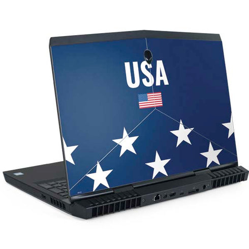 USA Flag Stars Dell Alienware Skin