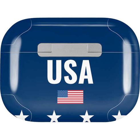USA Flag Stars AirPods Skins