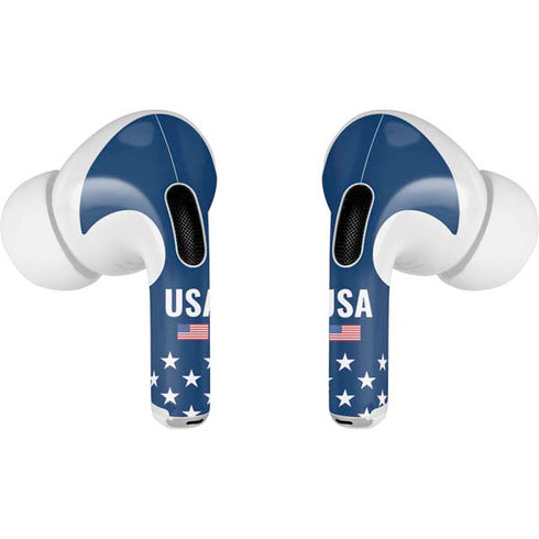 USA Flag Stars AirPods Skins
