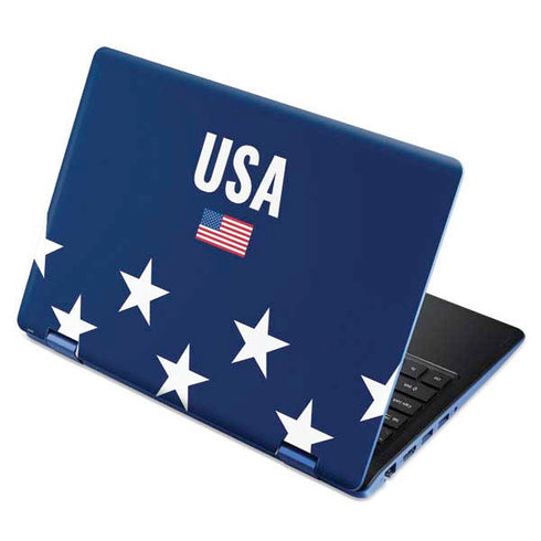 USA Flag Stars Aspire R11 11.6in Skin