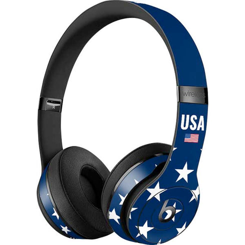 USA Flag Stars Beats Solo 3 Wireless Skin