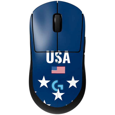 USA Flag Stars G Pro Wireless Gaming Mouse Skin