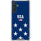 USA Flag Stars Galaxy A17 Clear Case