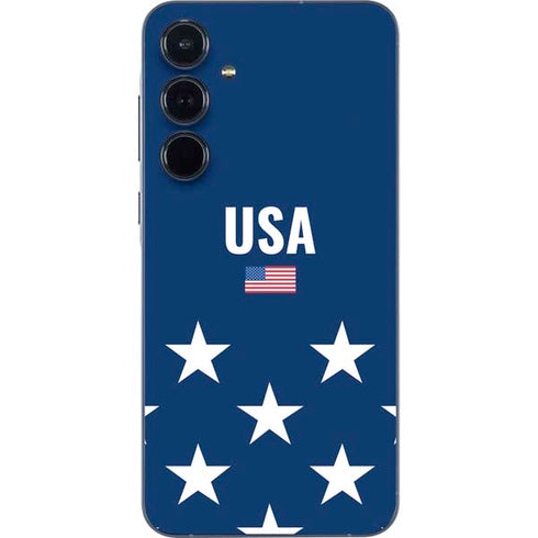 USA Flag Stars Galaxy A35 5G Skin