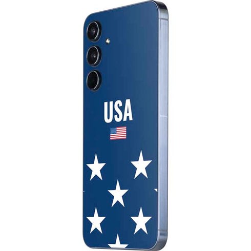 USA Flag Stars Galaxy A35 5G Skin