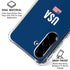 USA Flag Stars Galaxy A36 5G Clear Case