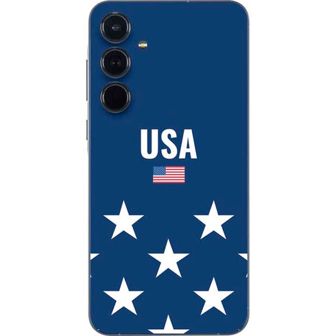 USA Flag Stars Galaxy A55 5G Skin