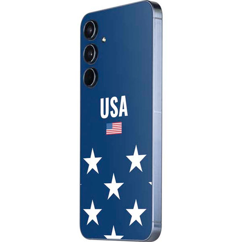 USA Flag Stars Galaxy A55 5G Skin