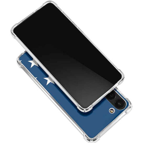 USA Flag Stars Galaxy S24 FE Clear Case