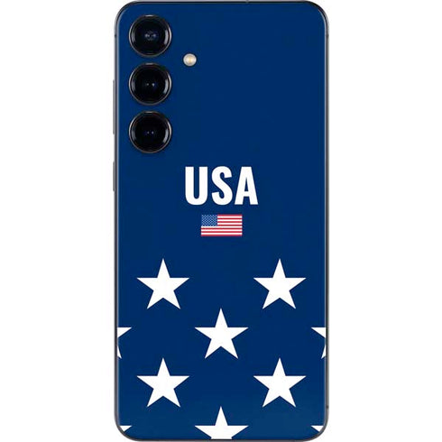 USA Flag Stars Galaxy S25 Plus Skin