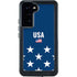 USA Flag Stars Galaxy S24 Plus Waterproof Case