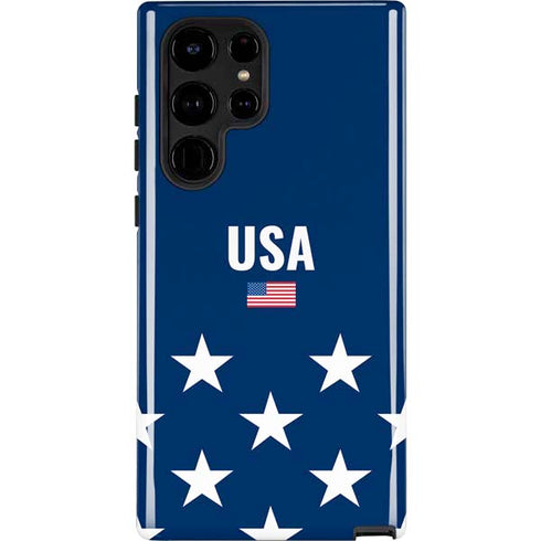 USA Flag Stars Galaxy S25 Ultra Impact Case