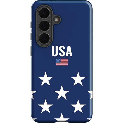 USA Flag Stars Galaxy S26 Impact Case