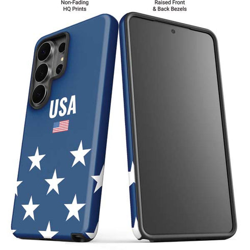 USA Flag Stars Galaxy S26 Ultra Impact Case