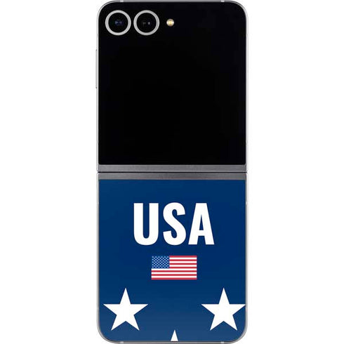 USA Flag Stars Galaxy Z Flip6 Skin