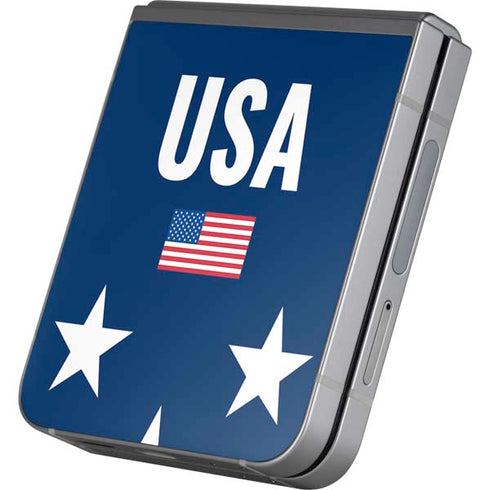 USA Flag Stars Galaxy Z Flip6 Skin
