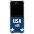 USA Flag Stars Galaxy Z Flip6 Clear Case