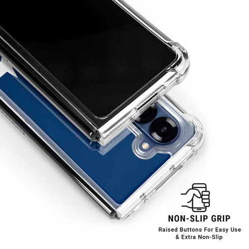 USA Flag Stars Galaxy Z Fold6 Clear Case