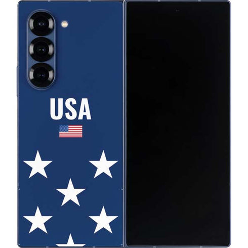 USA Flag Stars Galaxy Z Fold6 Skin