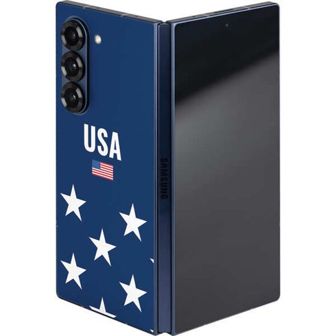 USA Flag Stars Galaxy Z Fold6 Skin