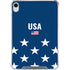 USA Flag Stars iPad 11th Gen (2025) Clear Case