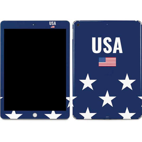 USA Flag Stars Apple iPad Skin